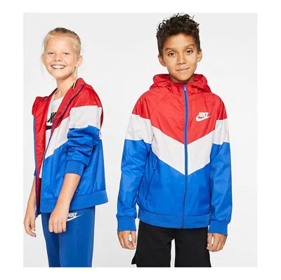 Nike (gs) B  Sportswear Wr Jkt Jacket Hd Gx Qs University Red