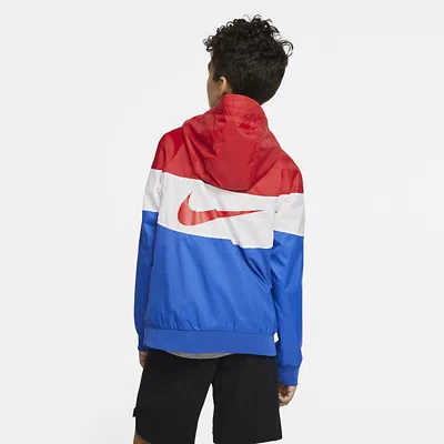 Nike (gs) B  Sportswear Wr Jkt Jacket Hd Gx Qs University Red
