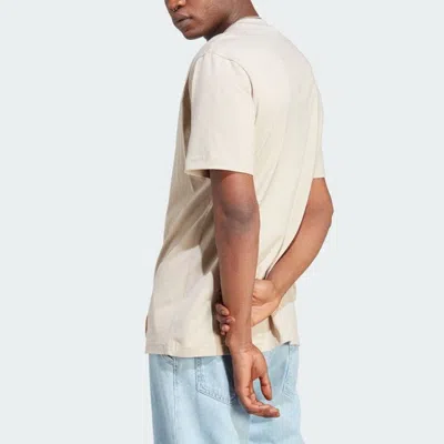 Adidas Originals Adidas Lounge Tee 'wonder Beige' In White