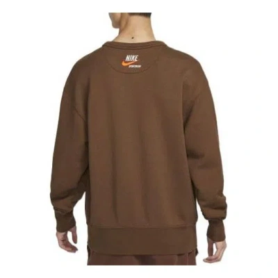 Nike Sportswear Trend Fleece Retro Crew Sweatshirt 'brown'