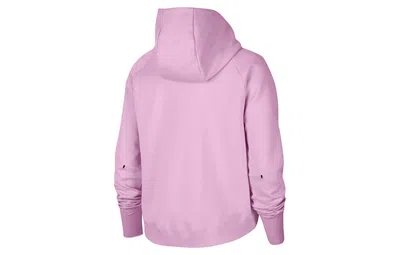 Nike (wmns)  Sportswear Tch Flc Wr Hoodie Fz Beyond 'pink' In Pink