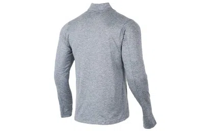 Nike Nk Df Elmnt Top Hz Casual Breathable Half Zipper Sports Long Sleeves Light Grey In Gray