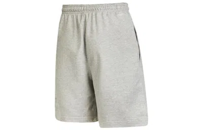 Nike Ss22 Solid Color Drawstring Lacing Basketball Shorts Gray