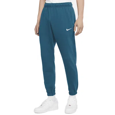 Nike Swoosh Alphabet Printing Breathable Sports Knit Bundle Feet Long Pants Blue