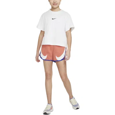 Nike (ps)  Sportswear Circa 72 Big Shorts 'madder Root Heather Mantra Orange' In Brown
