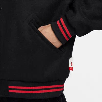 Nike Cny Basaball Jacket 'year Of The Dragon' In Black