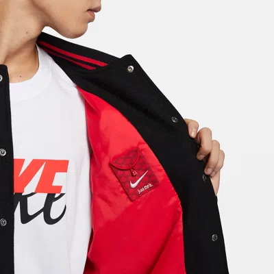 Nike Cny Basaball Jacket 'year Of The Dragon' In Black