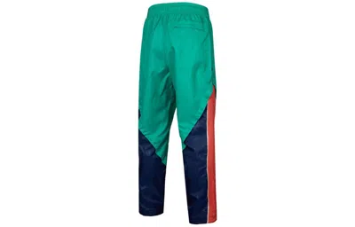 Nike Men's  Logo Splicing Contrasting Colors Training Sports Pants/trousers/joggers Green