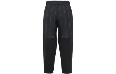 Nike (wmns)  Casual Logo Solid Color Bundle Feet Sports Pants/trousers/joggers Black