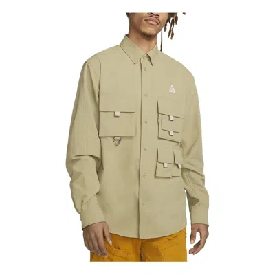 Nike Trail Shirt With Back Vent And Pockets In Gray