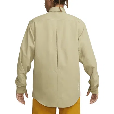 Nike Trail Shirt With Back Vent And Pockets In Gray