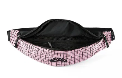 Nike Sb Heritage Print Waistpack Fanny Pack 'black Pink'