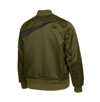 Nike Therma-fit Synthetic Phil Reversible Bomber Jacket Asia Sizing 'rough Green'