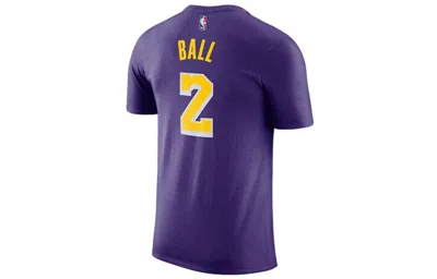 Nike Nba Dri-fit Sports Short Sleeve Purple