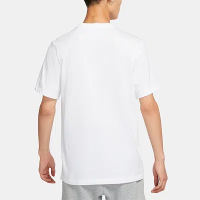 Nike Sportswear Logo Printing Round Neck Short Sleeve White