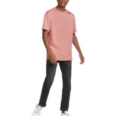 Puma Graphic Rubber Printed T-shirt 'pink'
