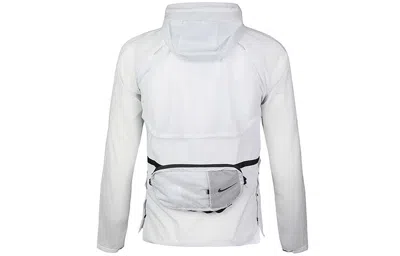 Nike Run Division Flash Running Jacket For Men White In Gray