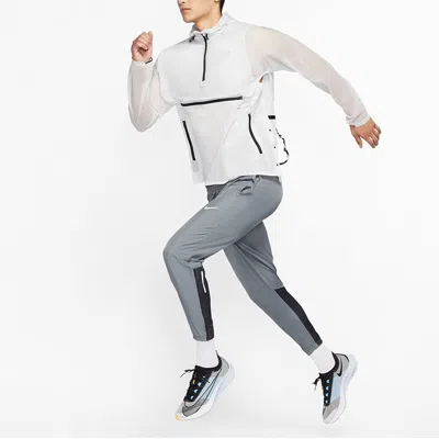 Nike Run Division Flash Running Jacket For Men White In Gray