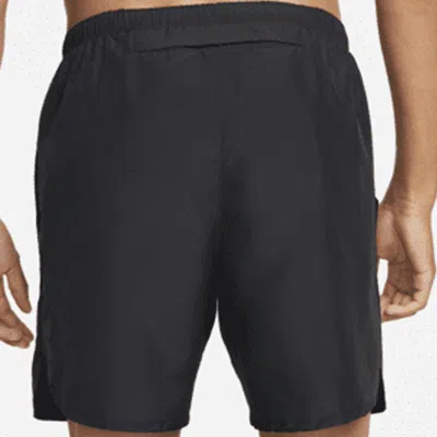 Nike Ss22 Dri-fit Solid Color Quick Dry Breathable Back Pocket Running Shorts Black