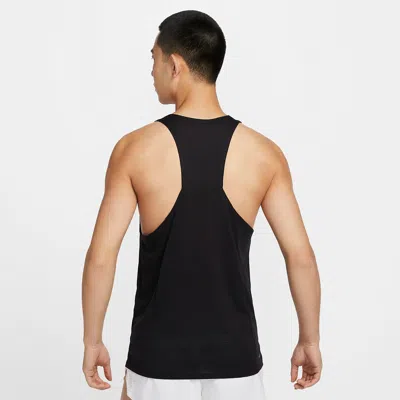 Nike Dri-fit Fast Single Tank Top 'black' In Black