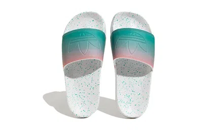 Adidas Originals (gs)  Adilette Lite Slides 'pink White Teal'