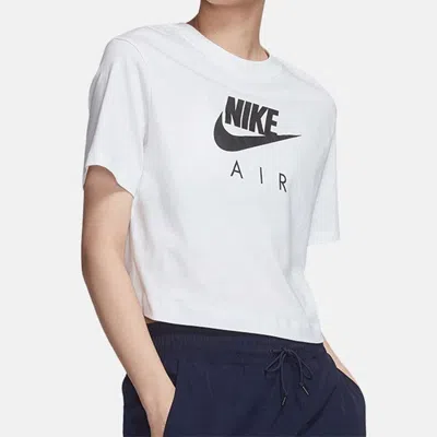 Nike (wmns)  Casual Loose Round Neck Short Sleeve White