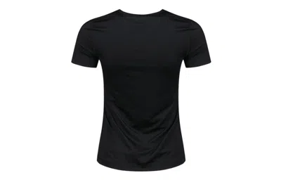Nike (wmns)  Pro Mesh Dri-fit Slim Fit Breathable Quick Dry Training Short Sleeve Black T-shirt
