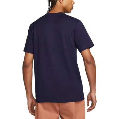 Nike Purple Paris Saint-germain Just Do It T-shirt In Blue