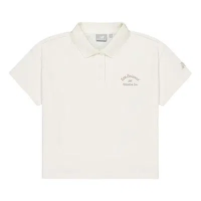 New Balance (wmns)  Athletics Polo Shirt 'ivory'