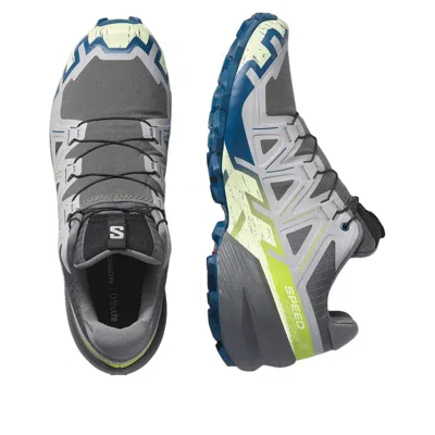 Salomon Speedcross 6 'castlerock Lime Cream' In Black