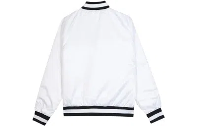 Nike Sb X Nba Bomber Crossover Skateboard Casual Sports Baseball Uniform Jacket White