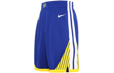 Nike Nba Team Limited Sw Fan Edition 19-20 Season Golden State Warriors Basketball Shorts Blue