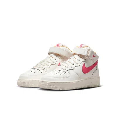 Nike (gs)  Air Force 1 Mid Le 'sail Sea Coral'