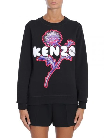 Kenzo Crew-neck Sweatshirt In Nero