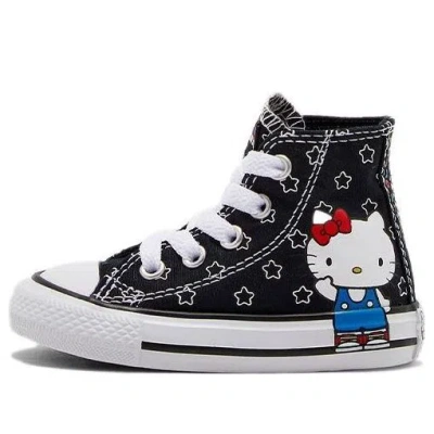Converse (td) Hello Kitty X  Chuck Taylor All Star Hi Canvas Shoes Black/white