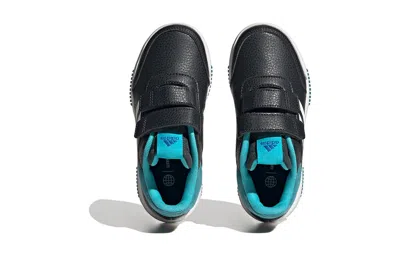 Adidas Originals (gs) Adidas Tensaur Hook And Loop Shoes 'carbon Cloud White Arctic Fusion'