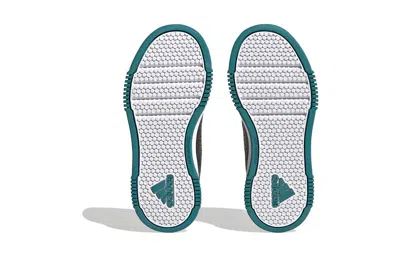 Adidas Originals (gs) Adidas Tensaur Hook And Loop Shoes 'carbon Cloud White Arctic Fusion'