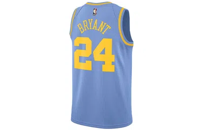 Nike Nba Casual Sports Basketball Jersey/vest Los Angeles Lakers Kobe 24 Blue