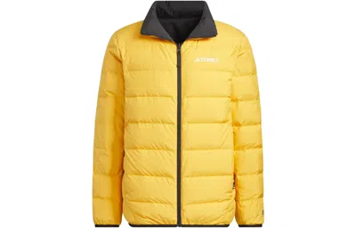 Adidas Originals Adidas Terrex 3-in-1 Rain.rdy Reversible Jacket 'black Yellow'