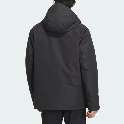 Adidas Originals Adidas Terrex 3-in-1 Rain.rdy Reversible Jacket 'black Yellow'