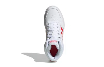 Adidas Originals (gs) Adidas Hoops 2.0 Mid J 'white Signal Pink'