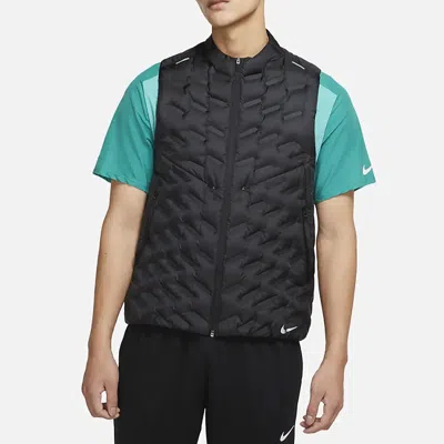 Nike Therma-fit Adv Repel Light Waterproof Running Sports Down Vest Black