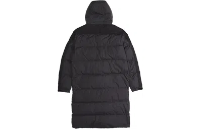 Adidas Originals Adidas 3st Long Coat Sports Hooded Down Jacket Men Black