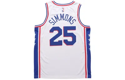 Nike Nba Sports Quick Dry Basketball Vest Sw Fan Edition 2020 Season Philadelphia 76ers Simmons 2 No