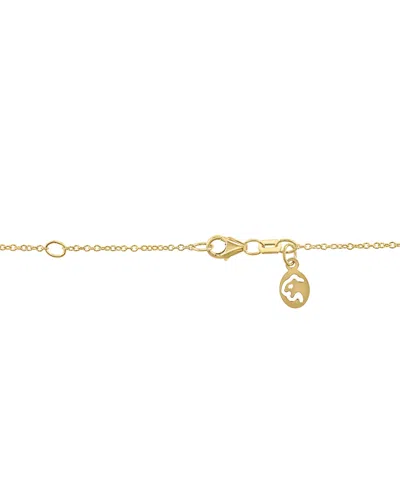Effy Collection Effy Onyx (12x10mm) & Turquoise (3x5mm) Pendant Necklace In 14k Gold-plated Silver, 17" + 1" Extende