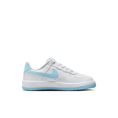 Nike (ps)  Force 1 Low Easyon 'white Aquarius Blue'