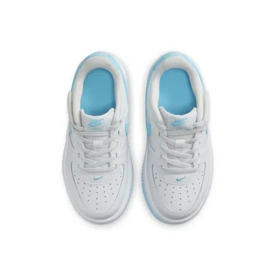 Nike (ps)  Force 1 Low Easyon 'white Aquarius Blue'