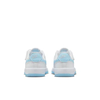 Nike (ps)  Force 1 Low Easyon 'white Aquarius Blue'