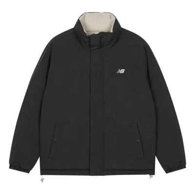 New Balance Waterproof Warm Jacket 'black Grey' In Black