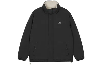 New Balance Waterproof Warm Jacket 'black Grey' In Black